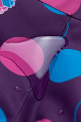 Оптом Комбинезон для девочки зимний фиолетового цвета 8906F в Самаре, фото 4