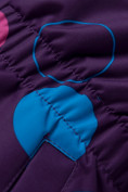 Оптом Комбинезон для девочки зимний фиолетового цвета 8906F в Уфе, фото 8