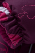 Оптом Горнолыжный костюм детский малинового цвета 8914M в Воронеже, фото 17