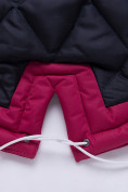 Оптом Куртка парка зимняя подростковая для девочки малинового цвета 8934M в Сочи, фото 5