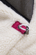 Оптом Куртка парка зимняя подростковая для девочки малинового цвета 8934M в Казани, фото 9