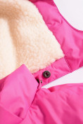 Оптом Горнолыжный костюм Valianly детский розового цвета 9004R, фото 8