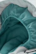 Оптом Горнолыжный костюм детский Valianly бирюзового цвета 9006Br в Волгоградке, фото 7