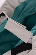 Оптом Горнолыжный костюм детский Valianly бирюзового цвета 9006Br, фото 9