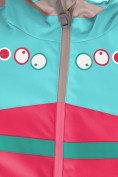 Оптом Горнолыжный костюм детский Valianly бирюзового цвета 9006Br в Сочи, фото 27