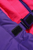Оптом Горнолыжный костюм Valianly для девочки темно-фиолетового цвета 90081TF в Перми, фото 17