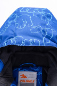 Оптом Горнолыжный костюм Valianly детский синего цвета 9011S, фото 8