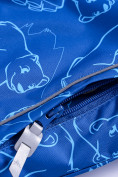 Оптом Горнолыжный костюм Valianly детский синего цвета 9011S, фото 11