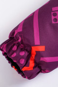 Оптом Горнолыжный костюм Valianly детский фиолетового цвета 9014F, фото 13