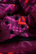 Оптом Горнолыжный костюм Valianly детский фиолетового цвета 9014F, фото 12