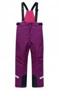 Оптом Горнолыжный костюм Valianly детский фиолетового цвета 9014F в Уфе, фото 4