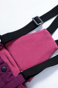 Оптом Горнолыжный костюм Valianly детский фиолетового цвета 9014F в Сочи, фото 14