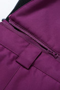 Оптом Горнолыжный костюм Valianly детский фиолетового цвета 9014F в Волгоградке, фото 17