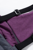Оптом Горнолыжный костюм Valianly для девочки темно-фиолетового цвета 9016TF, фото 13