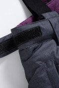 Оптом Горнолыжный костюм Valianly для девочки темно-фиолетового цвета 9016TF, фото 15
