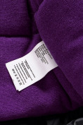 Оптом Горнолыжный костюм Valianly для девочки темно-фиолетового цвета 9016TF, фото 8