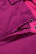 Оптом Горнолыжный костюм Valianly для девочки малинового цвета 9018M в Перми, фото 17