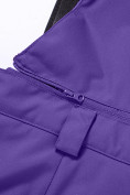 Оптом Горнолыжный костюм Valianly для девочки темно-фиолетового цвета 9018TF, фото 9