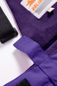 Оптом Горнолыжный костюм Valianly для девочки темно-фиолетового цвета 9018TF, фото 6