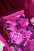 Оптом Горнолыжный костюм Valianly для девочки малинового цвета 9018M в Перми, фото 11