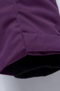 Оптом Парка зимняя для девочки Valianly фиолетового цвета 9038F в Казани, фото 9