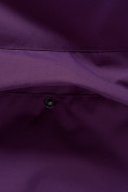 Оптом Парка зимняя для девочки Valianly фиолетового цвета 9038F в Казани, фото 6