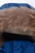 Оптом Парка зимняя для мальчика Valianly синего цвета 9041S в Перми, фото 6