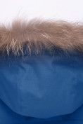 Оптом Парка зимняя для мальчика Valianly синего цвета 9041S в Казани, фото 7