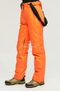 Оптом Женские зимние горнолыжные брюки оранжевого цвета 905O, фото 7