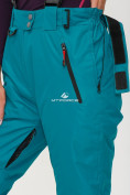 Оптом Брюки горнолыжные женские темно-зеленого цвета 906TZ, фото 8