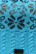 Оптом Шапка еврозима маккензи голубого цвета 6026Gl в Перми, фото 3