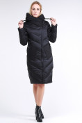 Оптом Куртка зимняя женская классическая черного цвета 9102_01Ch в Перми, фото 3