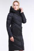 Оптом Куртка зимняя женская классическая черного цвета 9102_01Ch в Перми, фото 5