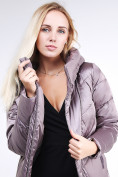 Оптом Куртка зимняя женская классическая бежевого цвета 9102_12B, фото 8