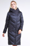 Оптом Куртка зимняя женская классическая темно-серого цвета 9102_29TС, фото 3
