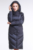 Оптом Куртка зимняя женская классическая темно-серого цвета 9102_29TС, фото 6