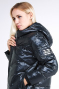 Оптом Куртка зимняя женская молодежная темно-зеленого цвета 9131_03TZ в Волгоградке, фото 6