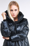 Оптом Куртка зимняя женская молодежная темно-зеленого цвета 9131_03TZ в Новосибирске, фото 7