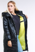 Оптом Куртка зимняя женская молодежная темно-зеленого цвета 9131_03TZ в Перми, фото 8