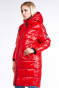 Оптом Куртка зимняя женская молодежная красного цвета 9131_14Kr в Перми, фото 3