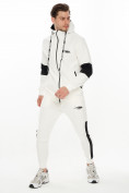 Оптом Спортивный костюм трикотажный белого цвета 91311Bl в Екатеринбурге