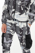 Оптом Спортивный костюм плащевка серого цвета 9146Sr в Казани, фото 5