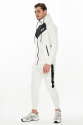 Оптом Спортивный костюм трикотажный белого цвета 9149Bl, фото 2