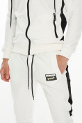 Оптом Спортивный костюм трикотажный белого цвета 9149Bl, фото 7