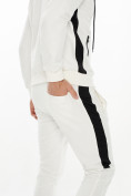 Оптом Спортивный костюм трикотажный белого цвета 9149Bl, фото 8