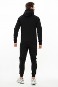 Оптом Спортивный костюм трикотажный черного цвета 9149Ch в  Красноярске, фото 4