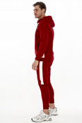 Оптом Спортивный костюм трикотажный красного цвета 9149Kr в Перми, фото 4