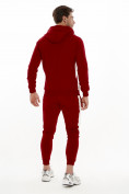 Оптом Спортивный костюм трикотажный красного цвета 9149Kr в Екатеринбурге, фото 5