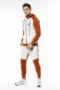 Оптом Спортивный костюм трикотажный коричневого цвета 9150K в Перми, фото 2