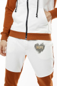Оптом Спортивный костюм трикотажный коричневого цвета 9150K в Перми, фото 9
